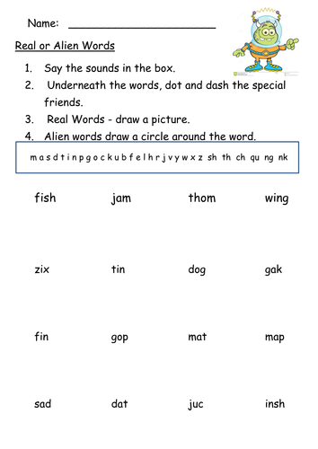 phonic worksheets teaching resources