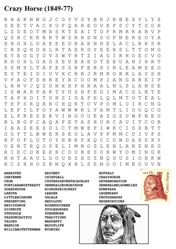 Native Americans Word Search Pack by sfy773 - Teaching Resources - TES