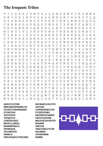 Native Americans Word Search Pack | Teaching Resources