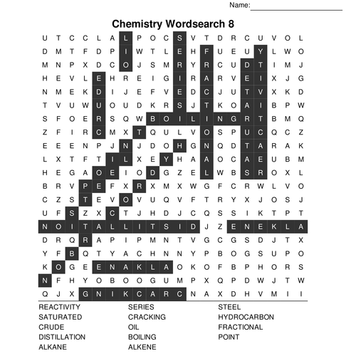 GCSE Chemistry Bumper Wordsearch Pack. 10 Wordsearches included with ...