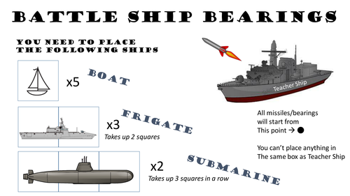 Bearings Battleships | Teaching Resources