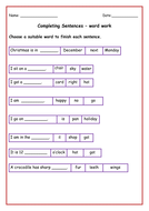 Reading comprehension, sentence & word work - PowerPoint Presentation