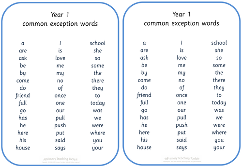 Spelling Activity Worksheets Year 1<br/>