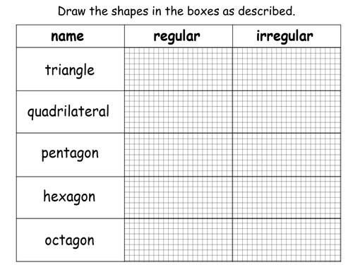 geometry properties of shapes year 3 teaching pack 4