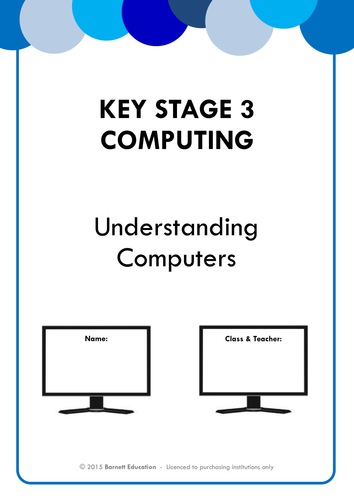 KS3 Understanding Computers FULL Scheme of Work & Student Booklet ...