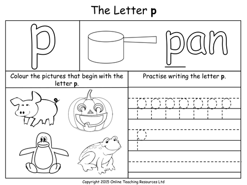 Letters of the Alphabet Teaching Pack - 24 PowerPoint presentations and ...
