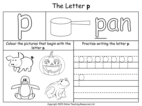 Letters of the Alphabet Teaching Pack - 24 PowerPoint ...