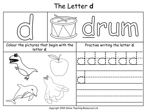 Letters of the Alphabet Teaching Pack 24 PowerPoint