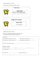 Comparing Offers worksheet by Payphone | Teaching Resources
