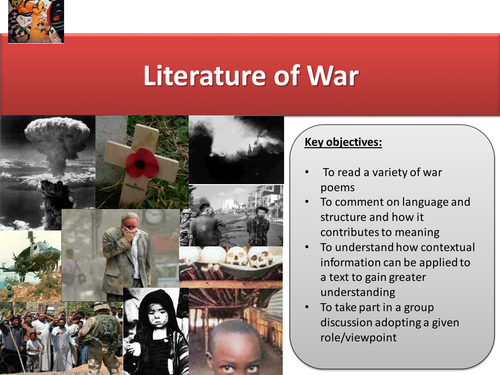 War Poetry KS3 | Teaching Resources