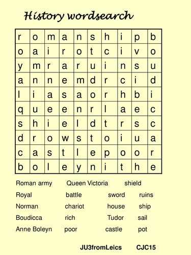 history wordsearch ks2 by ju3fromleics teaching resources tes