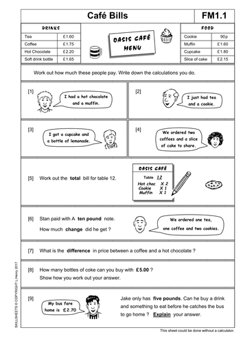 Functional Maths Level 1 Part 1 Teaching Resources