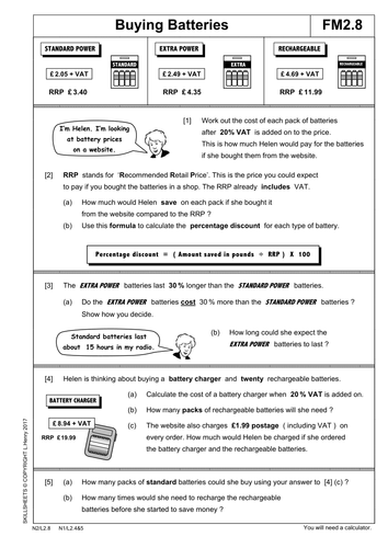 Functional Maths Level 2 Part 4