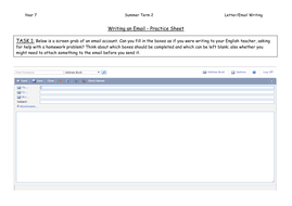 letters emails unit teaching resources
