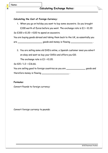 Exchange Rates