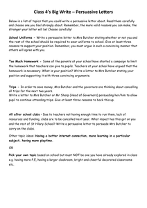 Big Write Prompt / Talk Sheets by alarter - UK Teaching Resources - TES