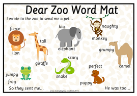 dear zoo planning and resource pack teaching resources