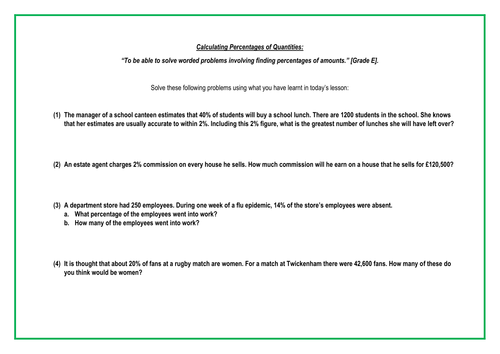 Printables Calculating Simple Interest Worksheet calculating simple interest worksheet vintagegrn gcse foundation percentages unit 7 lessons by finbutler999 and compound math worksheets compounding work