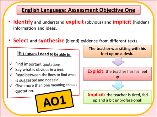 2015 New English Language Assessment Objective Slides