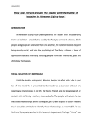 Loneliness and the power of memory essay image