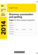2015 spag sample paper ks2 mark scheme picture