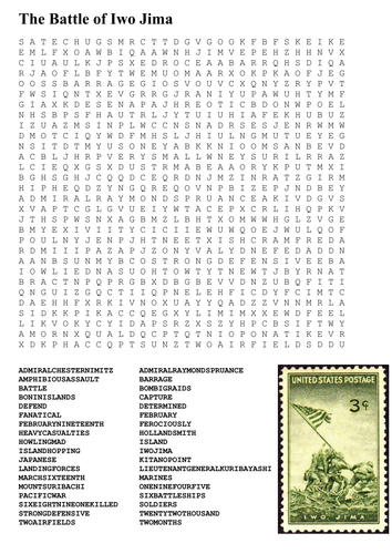 The USA and World War Two Word Search Pack | Teaching Resources