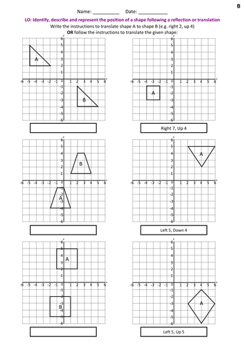 KS2: Coordinates, Translations and Reflections Resource Pack | Teaching ...