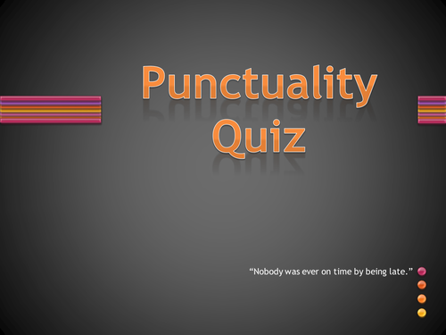 13 Form time quizzes on a variety of topics. Always be prepared for those awkward form time moments!