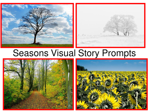 Seasons Visual Story Prompts | Teaching Resources