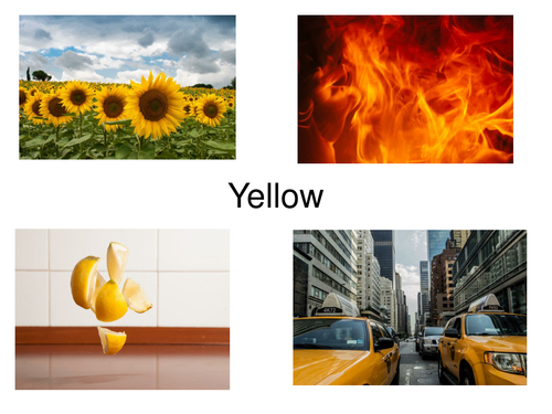 30 Yellow Pictures For Presentations Or Displays | Teaching Resources