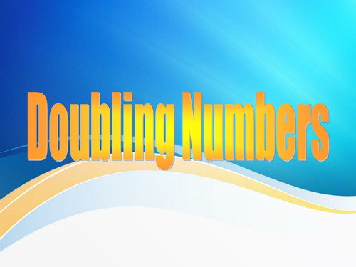 Year 2 Autumn Term Week 10 Doubling and Halving Numbers | Teaching ...
