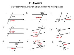 F and Z Angles | Teaching Resources