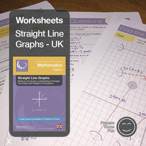Straight Line Graphs & Equations | Printables & Worksheets