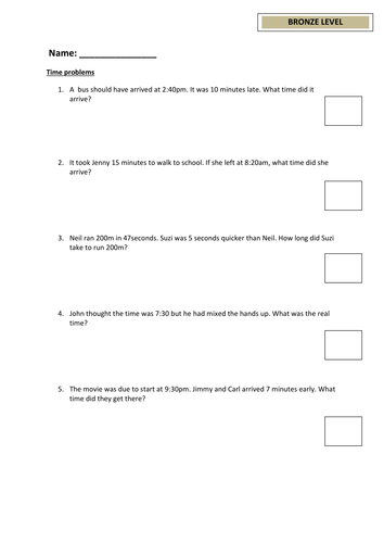 Year 4 -5 Problem solving - differentiated worksheets | Teaching Resources