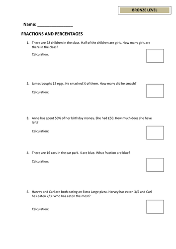 problem solving questions year 4