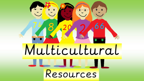 Classroom Display Flashcards Multicultural by 500miles - Teaching