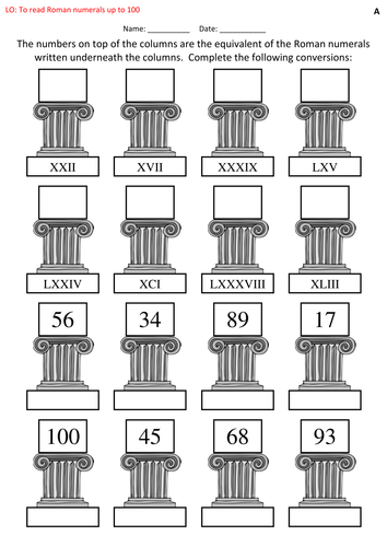 KS2: Roman Numerals Resource Pack (UPDATED) | Teaching Resources