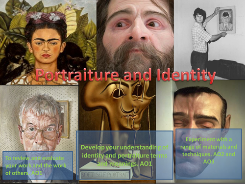 Portraits and Identity Powerpoint analysis activities 
