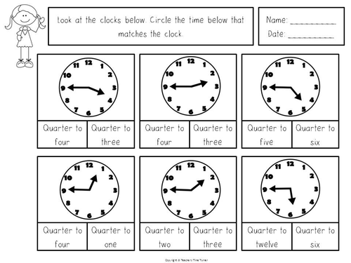 Tell the time printables and bingo game | Teaching Resources