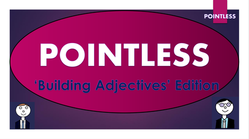 Pointless - Building Adjectives Edition