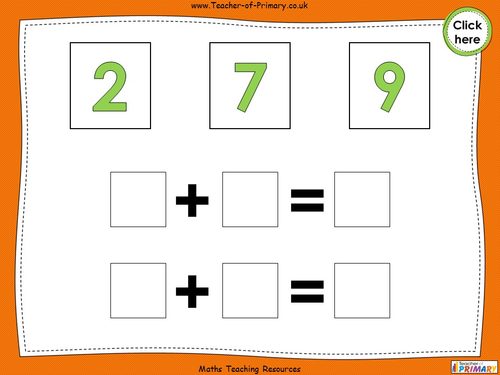 Addition and Subtraction Facts - Year 1 | Teaching Resources