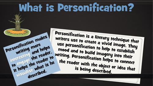 why do writers use personification