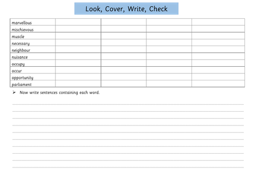 spellings year 5 6 spelling practice worksheets teaching resources