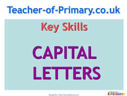 Capital Letters - PowerPoint teaching resource | Teaching Resources