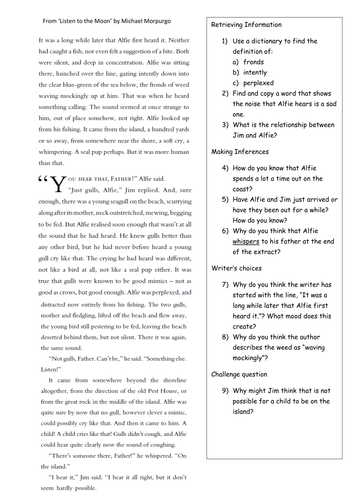 year 6 reading comprehension worksheets printable worksheet