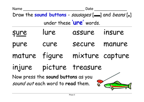 phase-3-ure-grapheme-as-in-sure-treasure-4-activities-and