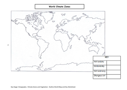 Key Stage 2 Geography: Climate Zones and Vegetation Unit of Work by ...