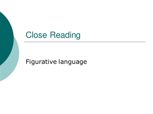 Higher and Intermediate 2 English 7x close reading guidance Powerpoint presentations and Context 