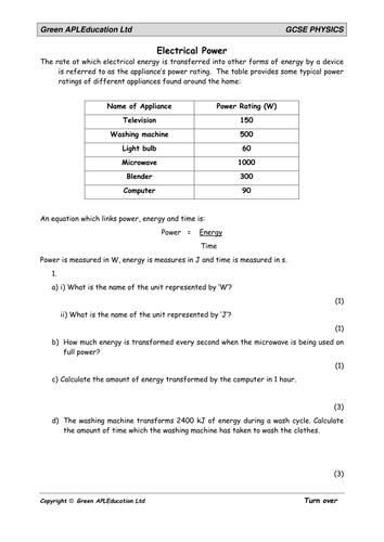 Electrical Power