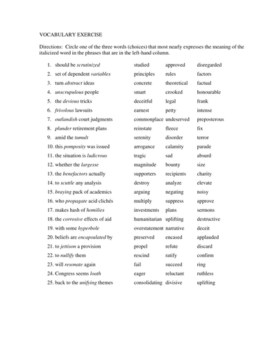 English Vocabulary and Grammar Resources